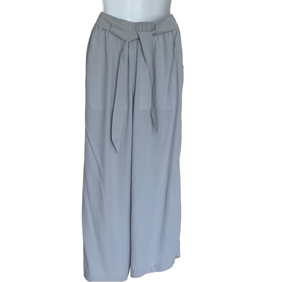Aritzia Wilfred Faun Cropped Wide Leg Pant Sz S - Picture 3 of 10
